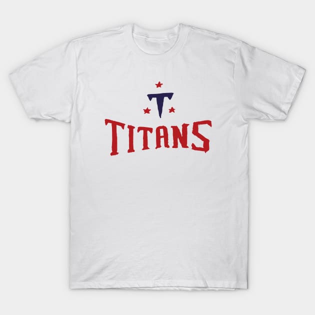 Tennessee Titaaaans 14 T-Shirt by Very Simple Graph